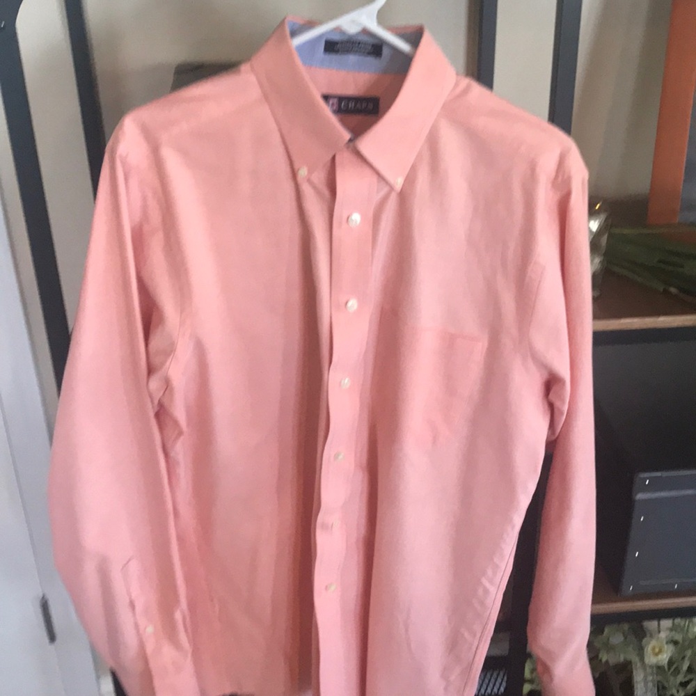 Men’s peach Chaps oxford shirt